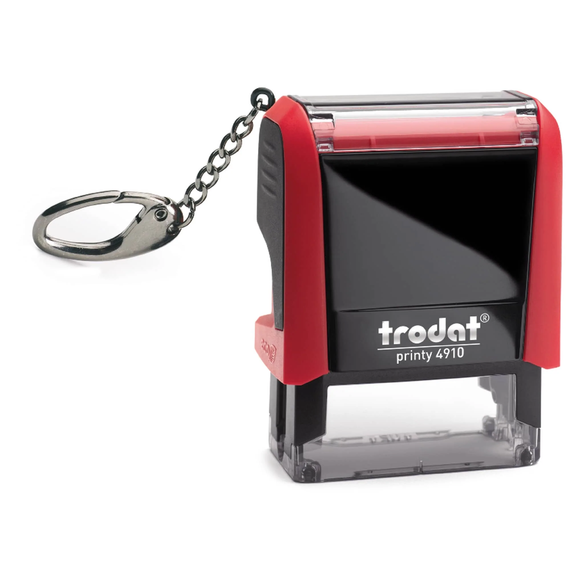 Trodat Prinity Stamp 4910 Red Inc Key Ring - Nail Gallerys