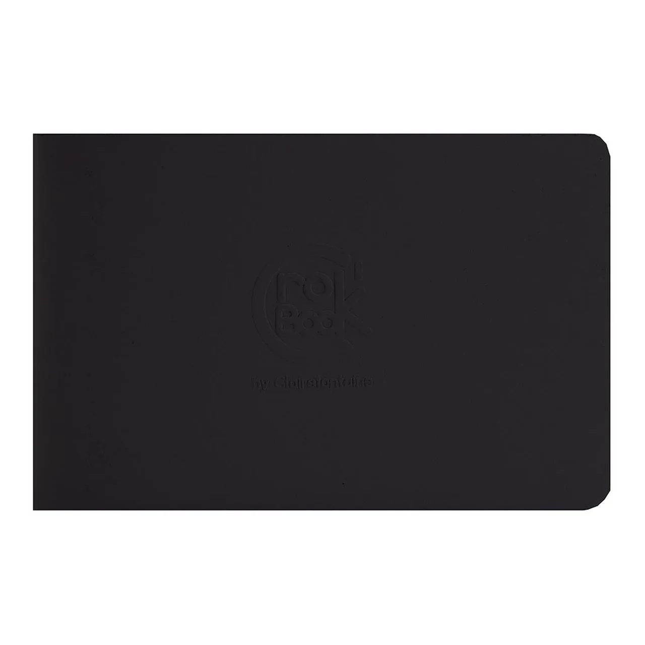 Clairefontaine CrokBook Notebook White 17x11cm Black Cover - Nail Gallerys