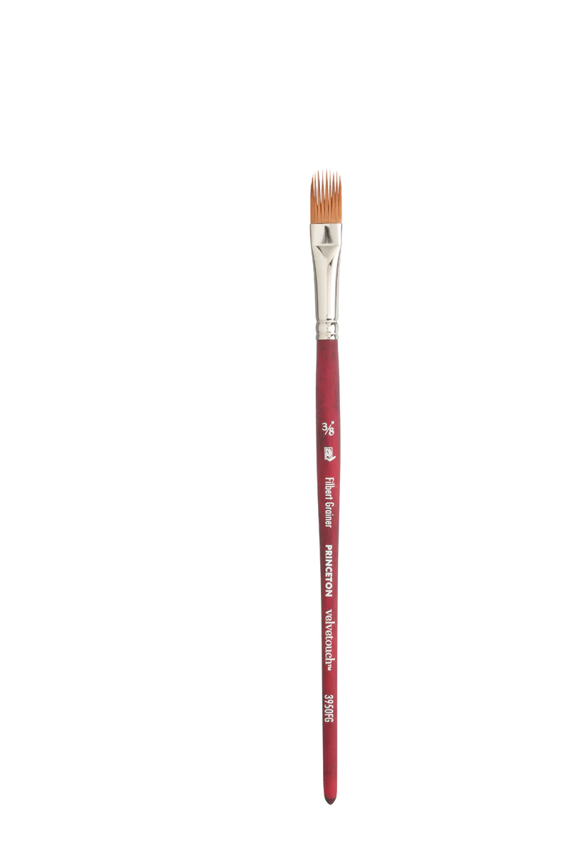 Princeton Velvetouch Synthetic Filbert Grainer Brush 3/8 Inch - Nail Gallerys