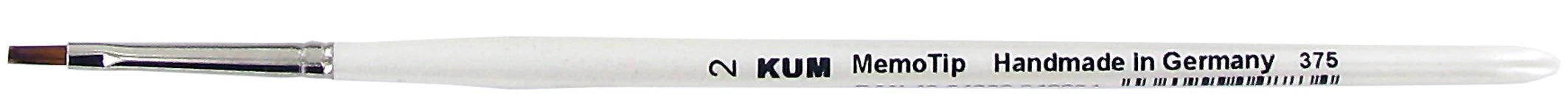 Kum Memory Point Flat Brushes - Nail Gallerys