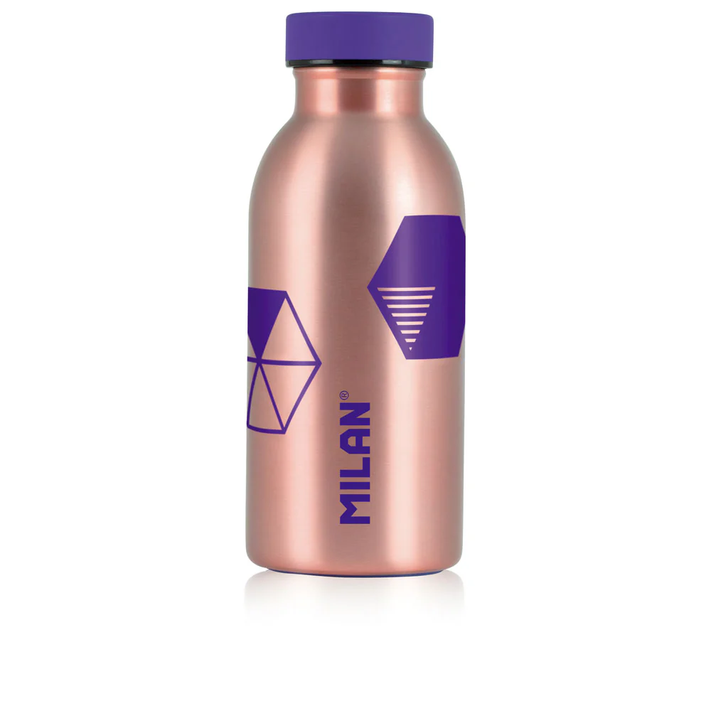 Milan 350ml Copper Series Lilac Stainless Steel Isothermal Bottle - Nail Gallerys