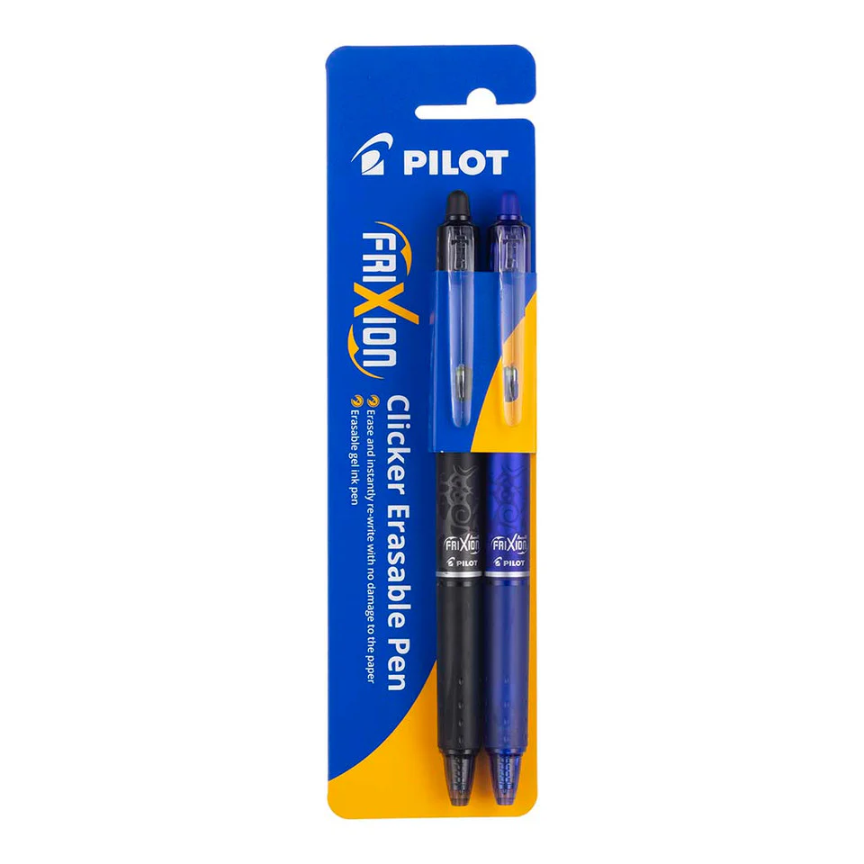 Pilot Frixion Clicker Erasable Fine Pens Assorted Pack - Nail Gallerys
