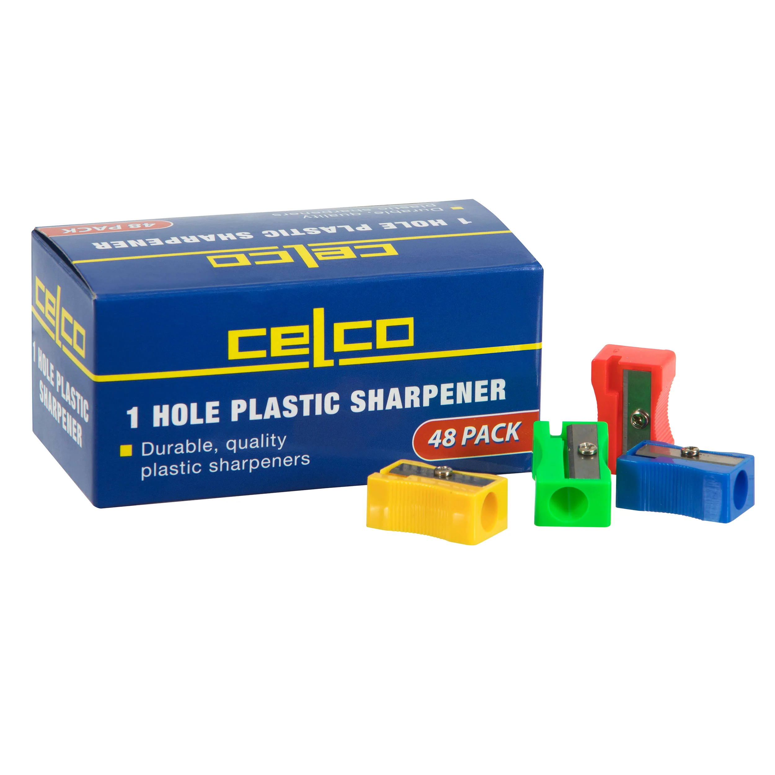 Celco Plastic Sharpener Single Hole Pack Of 48 - Nail Gallerys