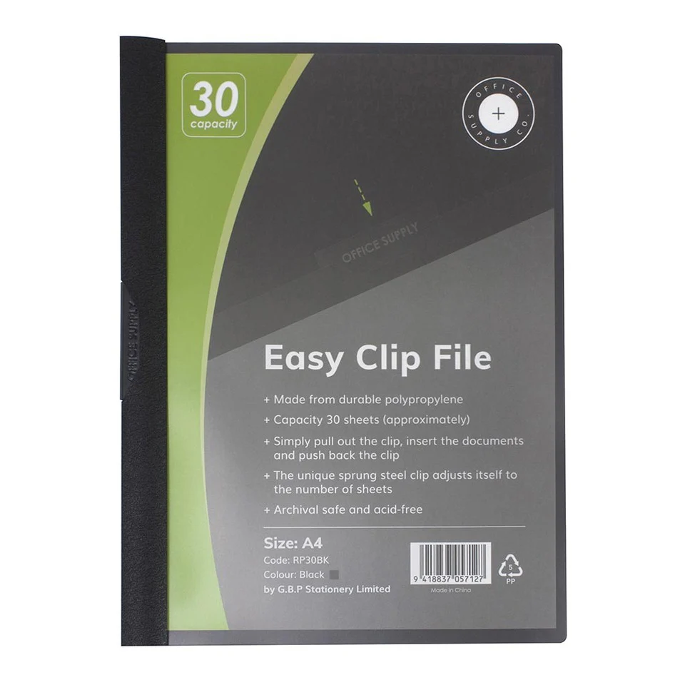 OSC Clip Easy File A4 30 Sheet - Nail Gallerys