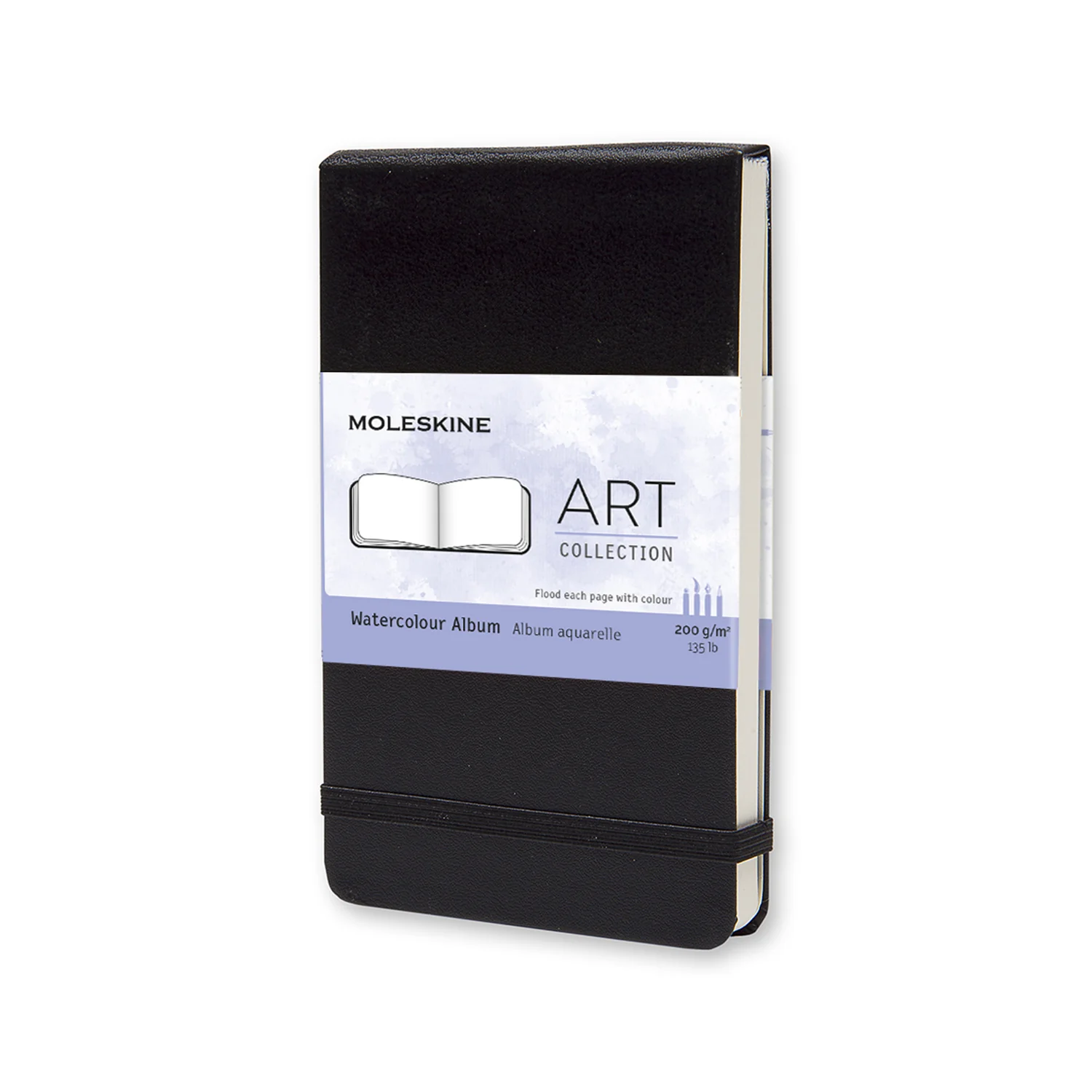Moleskine Art Black Watercolour Albums - Nail Gallerys