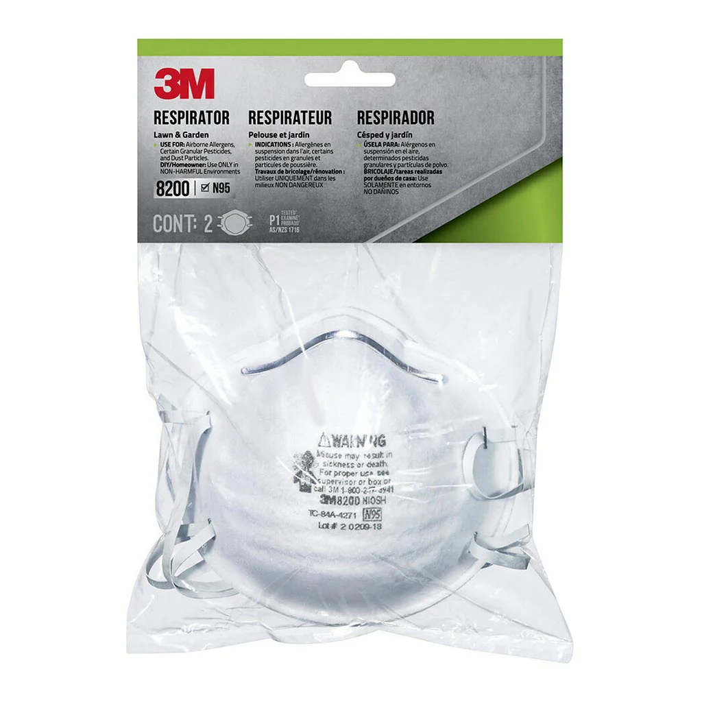 3M Lawn and Garden Respirator Pack of 2 - Nail Gallerys