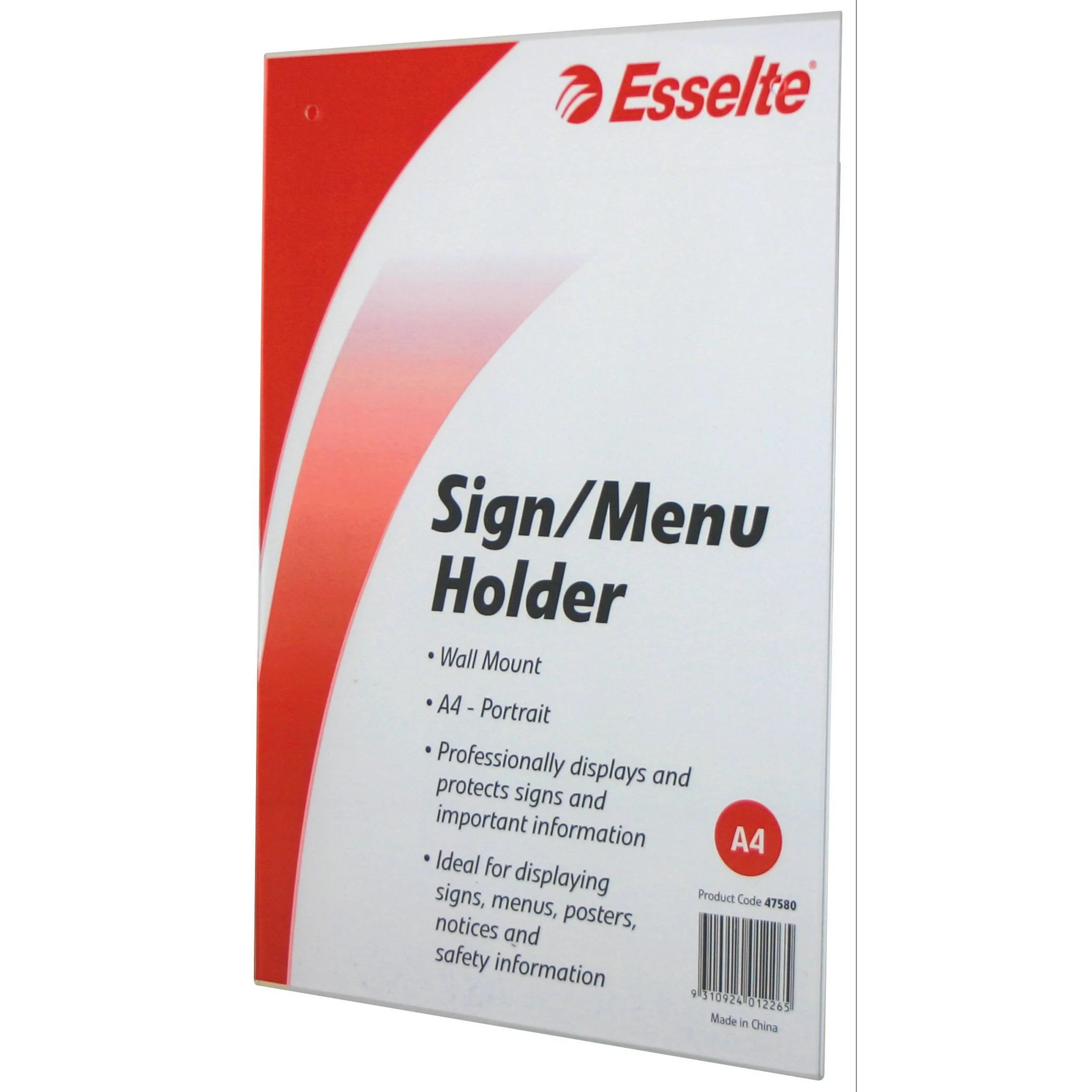 Esselte Sign/menu Holder Wall/mount A4 - Nail Gallerys