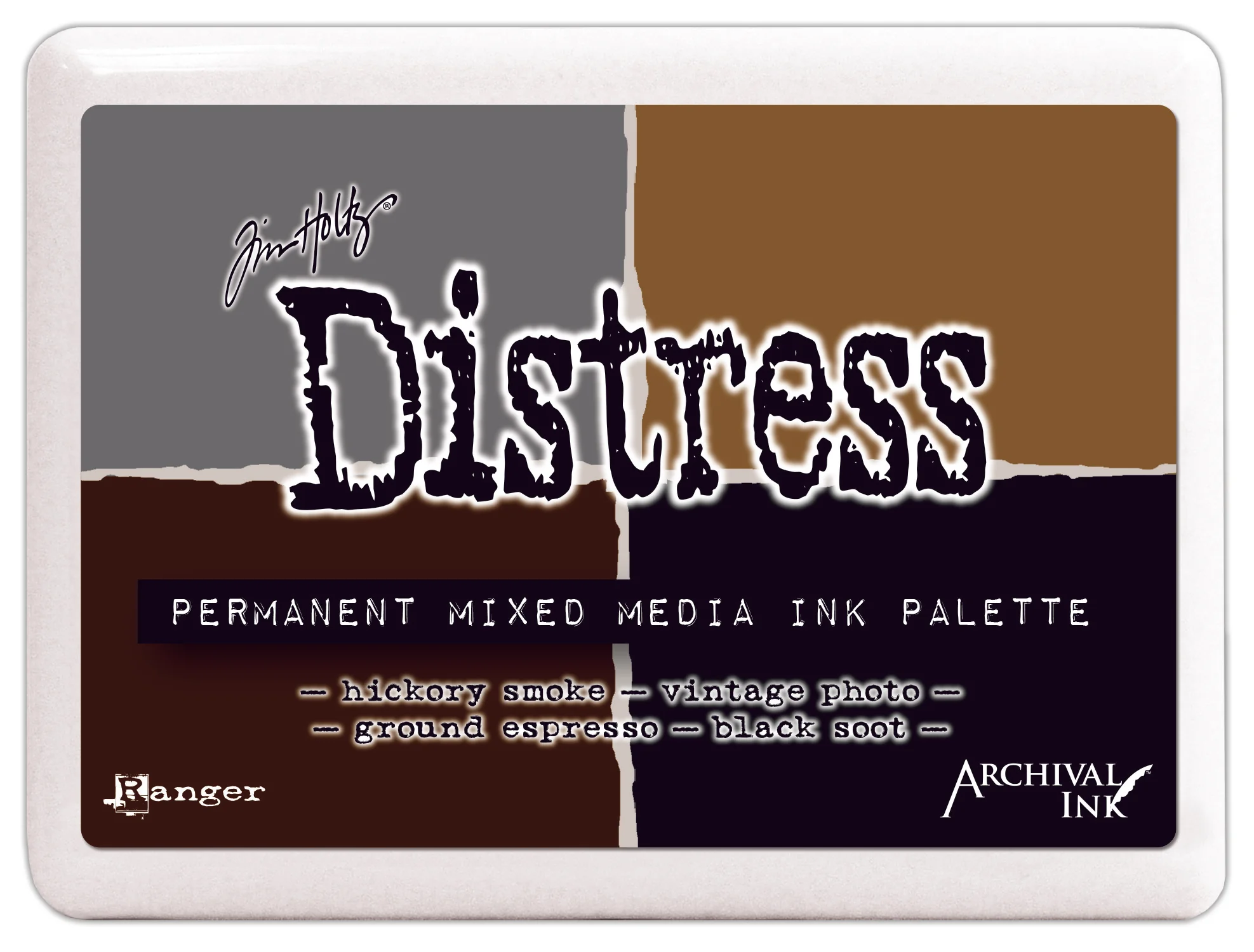 Ranger Distress Archival Mixed Media Palette - Nail Gallerys