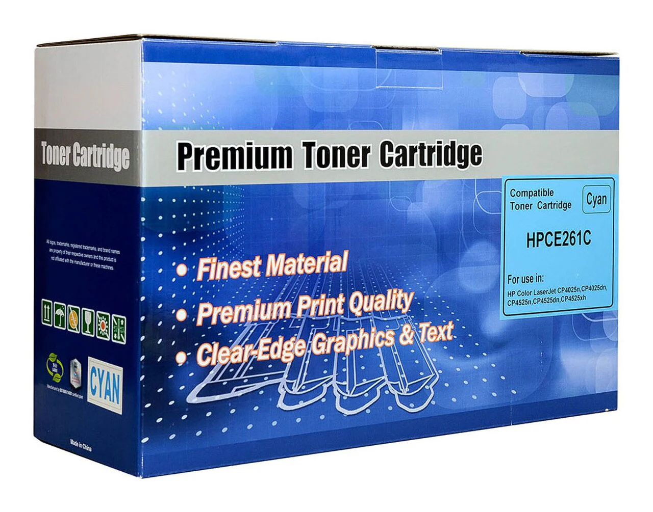 Icon Remanufactured Hp Ce261a Cyan Toner Cartridge - Nail Gallerys