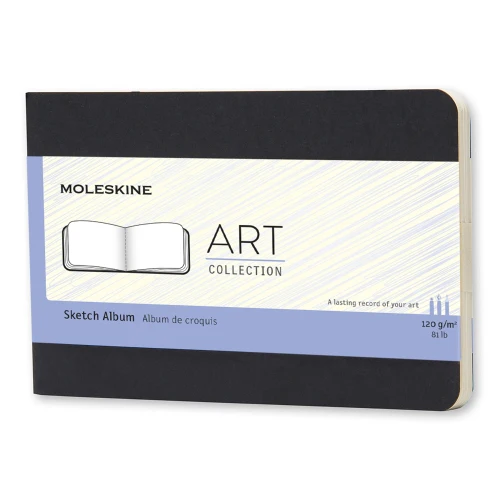 Moleskine Art Cahier Black Pocket Sketch Album - Nail Gallerys