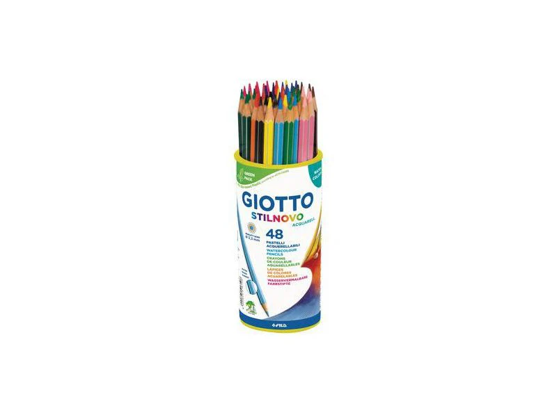 Giotto Stilinovo Aquarell Colouring Pencils Assorted Pot of 48 - Nail Gallerys