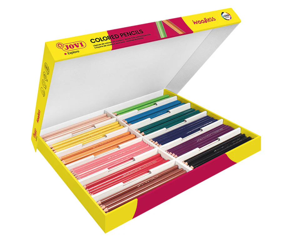 Jovi Woodless Colour Pencils Set of 288 - Nail Gallerys