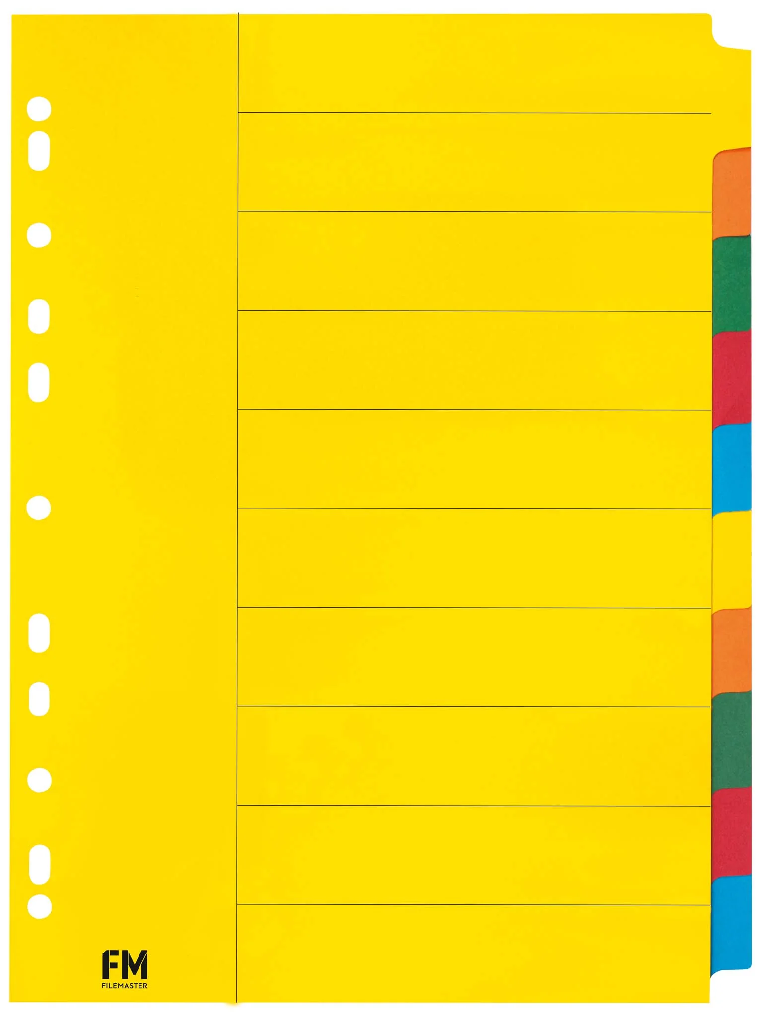 FM Indices Size A4 Coloured Cardboard - Nail Gallerys