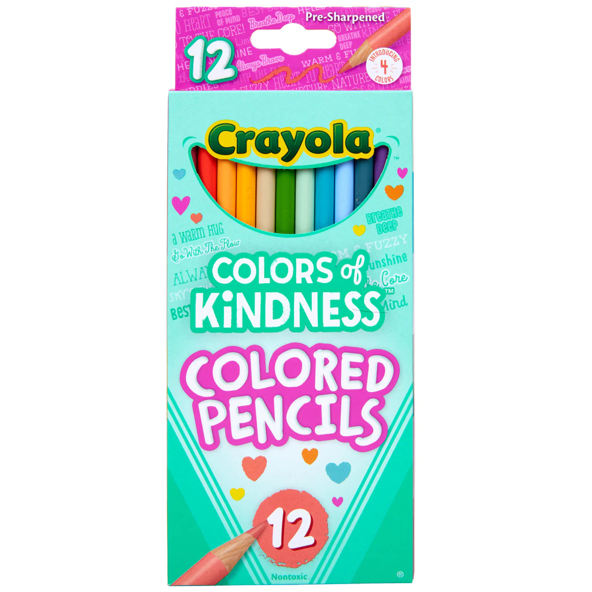 Crayola Colours of Kindness Colouring Pencils Pack of 12 - Nail Gallerys