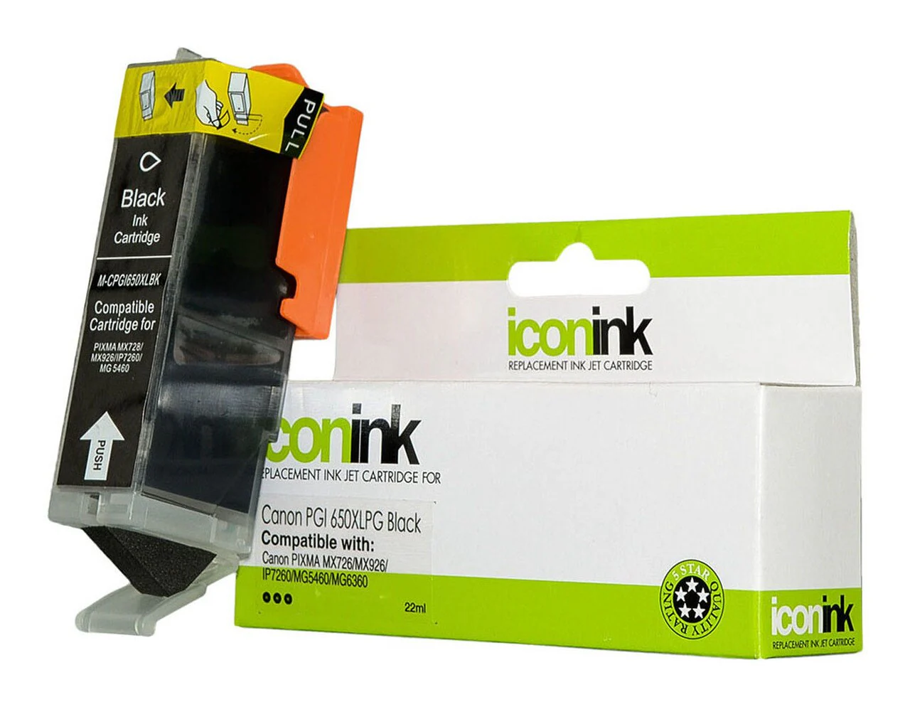 Icon Compatible Canon Pgi 650 Black Ink Cartridge - Nail Gallerys