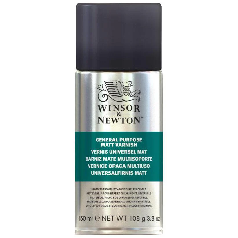 Winsor & Newton 150ml General Purpose Matt Varnish Aerosol - Nail Gallerys
