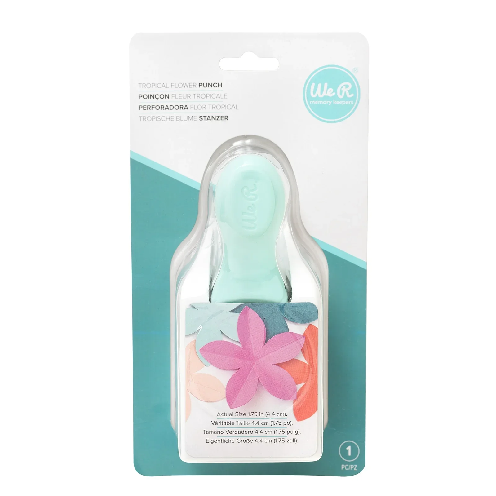 We R Memory Keepers Embossing Tropical Flower Punch - Nail Gallerys