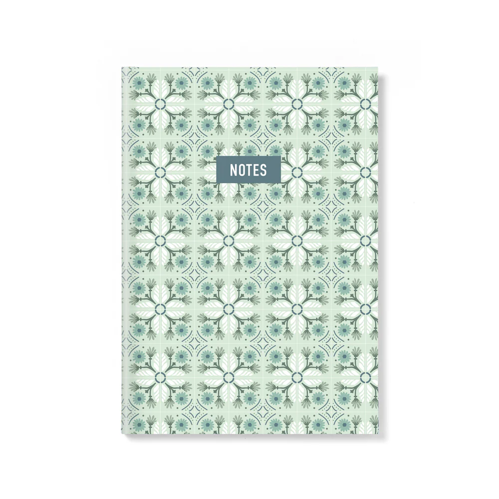 Letts A5 Morocco Green Notebook - Nail Gallerys