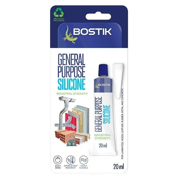Bostik 20ml General Purpose Silicone - Nail Gallerys