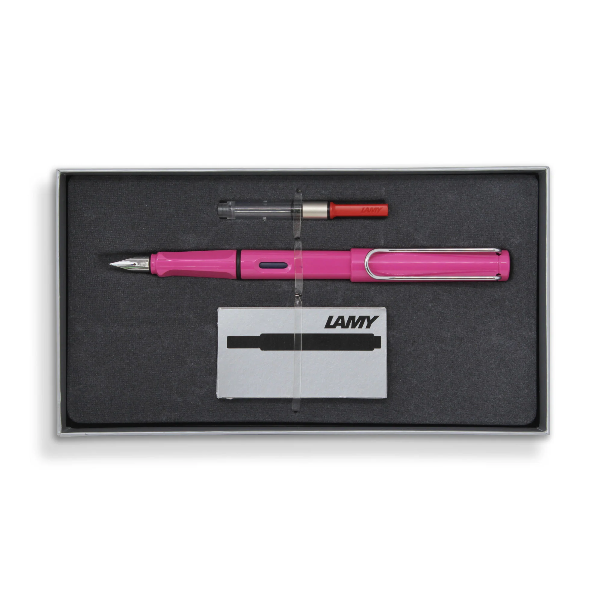 Lamy E191 Pink Fountain Pen Gift Set - Nail Gallerys