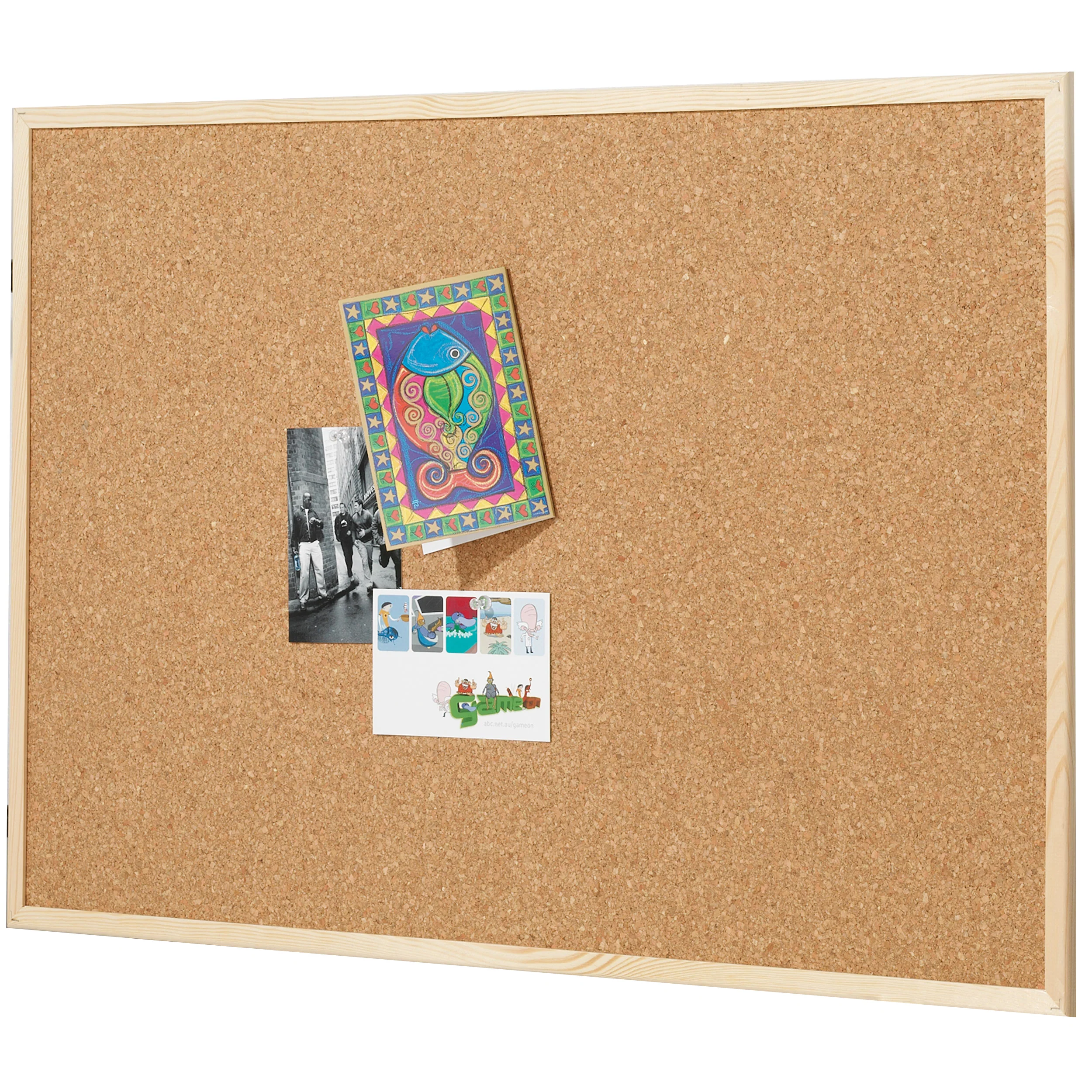Quartet Corkboard Pine Frame - Nail Gallerys