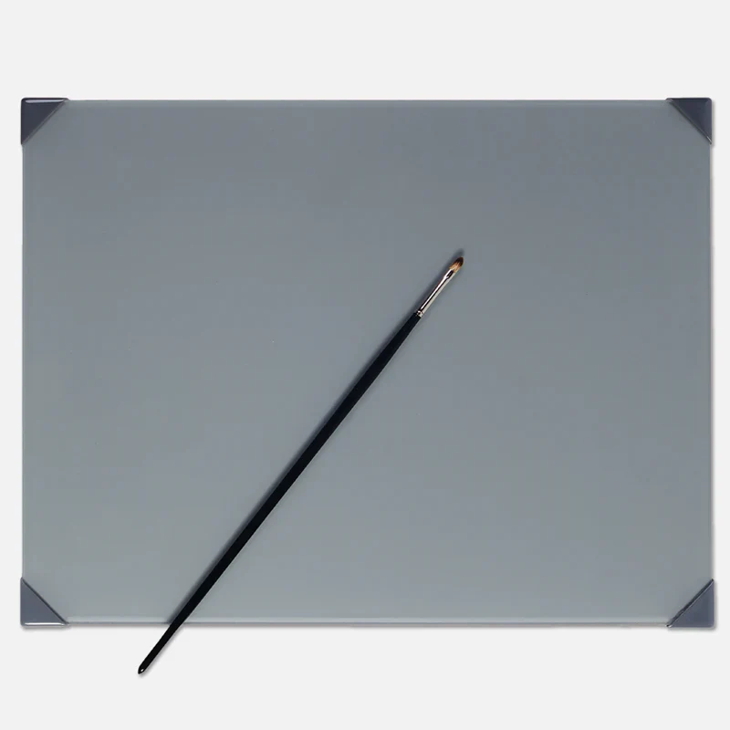 New Wave Posh Glass Palette Grey 9x12