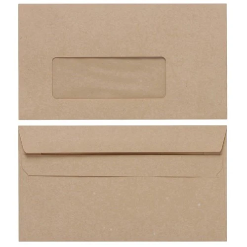 Croxley Envelope E13 Manilla Window Seal Easi Box 500 - Nail Gallerys