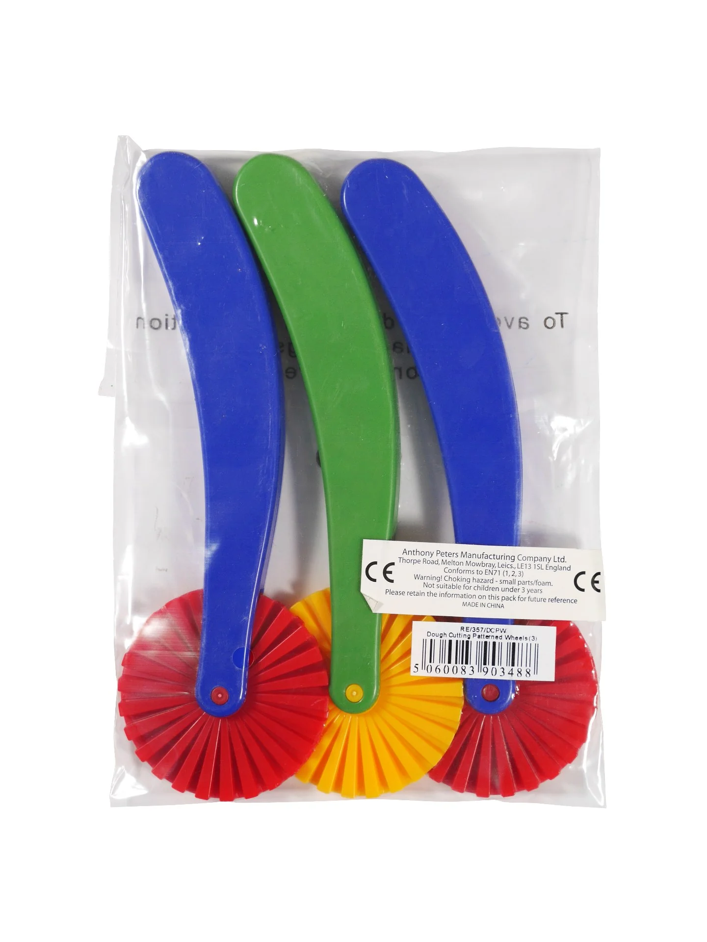 Anthony Peters Dough Cutting Patterned Wheels Set Of 3 - Nail Gallerys