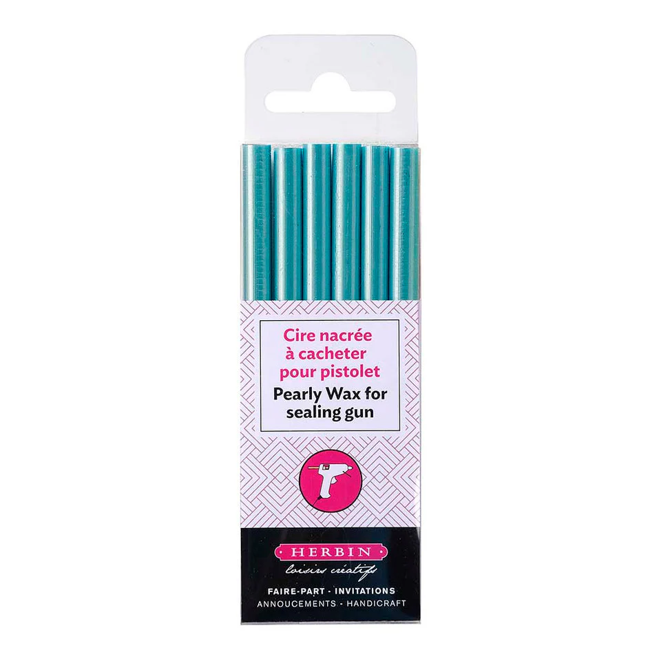 Jacques Herbin Wax Gun Sticks Pearly Pack Of 6 - Nail Gallerys