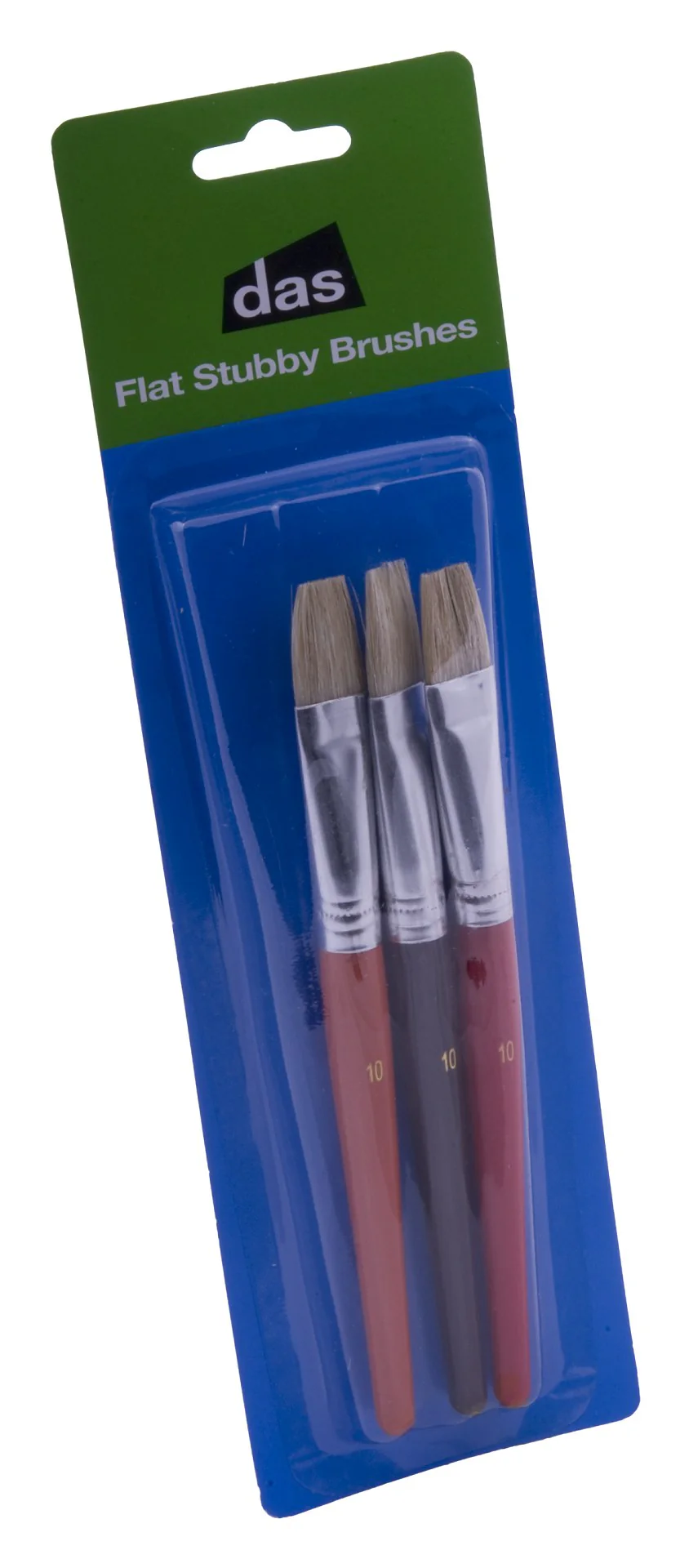 Das Brush Set 579cs Set Of 3 Flat Bristle Brushes - Nail Gallerys