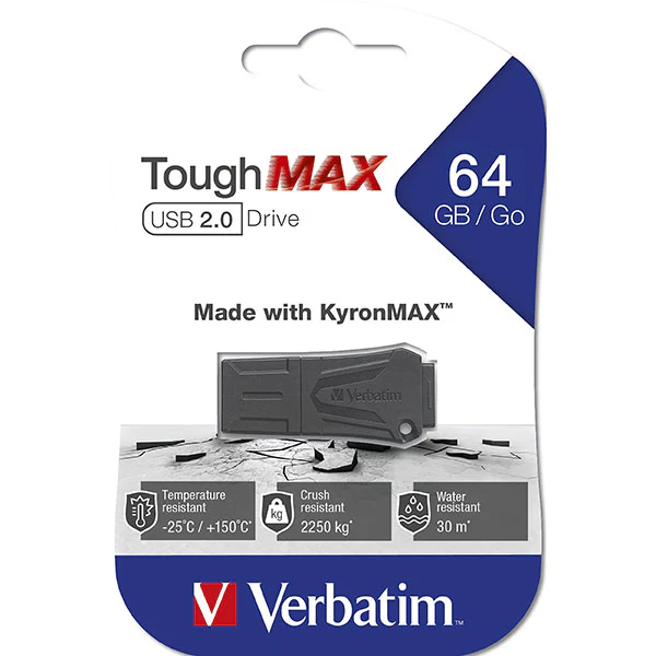 Verbatim Toughmax Usb 2.0 Drive 64gb - Nail Gallerys