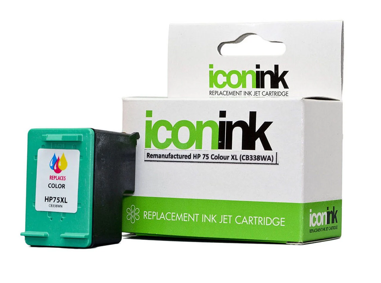 Icon Remanufactured Hp 75 Colour Xl Ink Cartridge (cb338wa) - Nail Gallerys