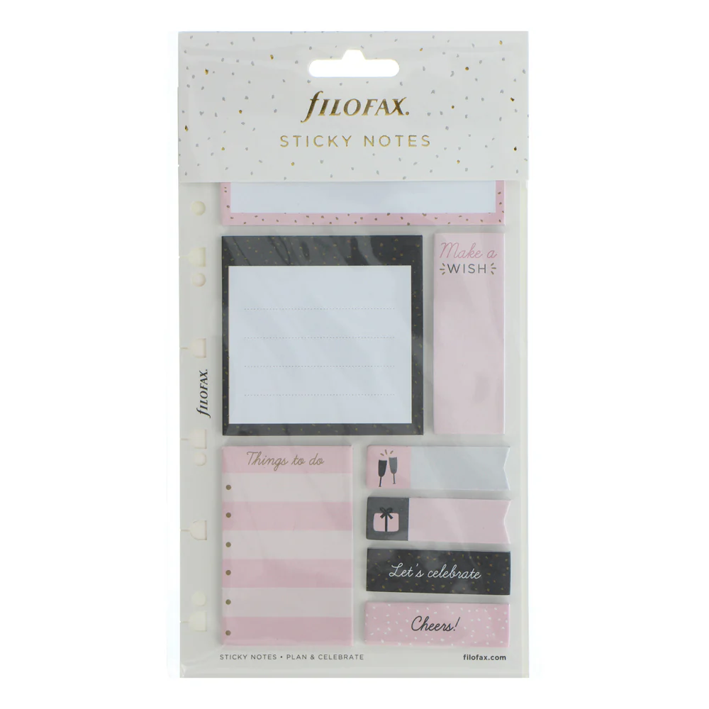 Filofax Confetti Sticky Notes Pack - Nail Gallerys