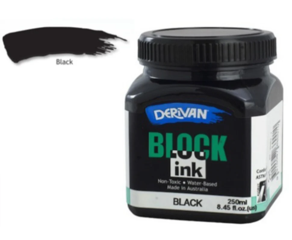 Derivan Block Ink 250ml - Nail Gallerys