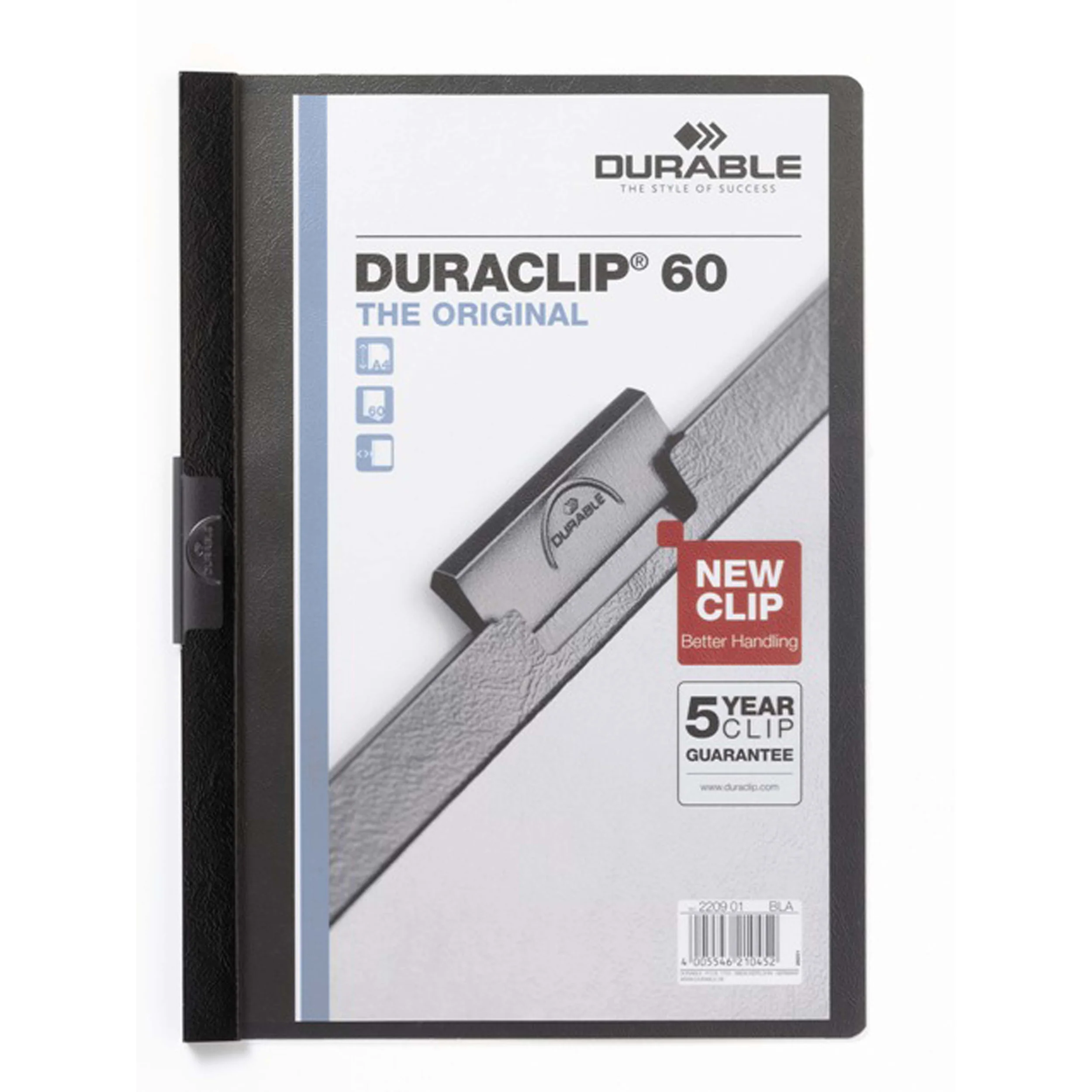 Durable Duraclip Document File A4 60 Sheet - Nail Gallerys