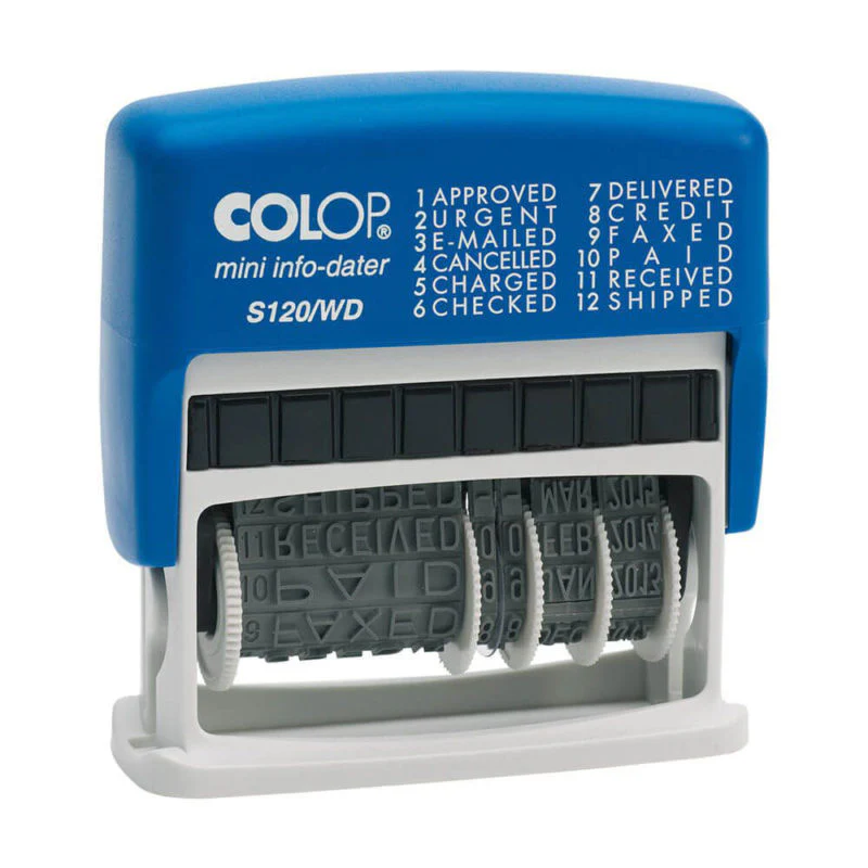 Colop Stamp Dater S120/wd 4mm Mini-info - Nail Gallerys