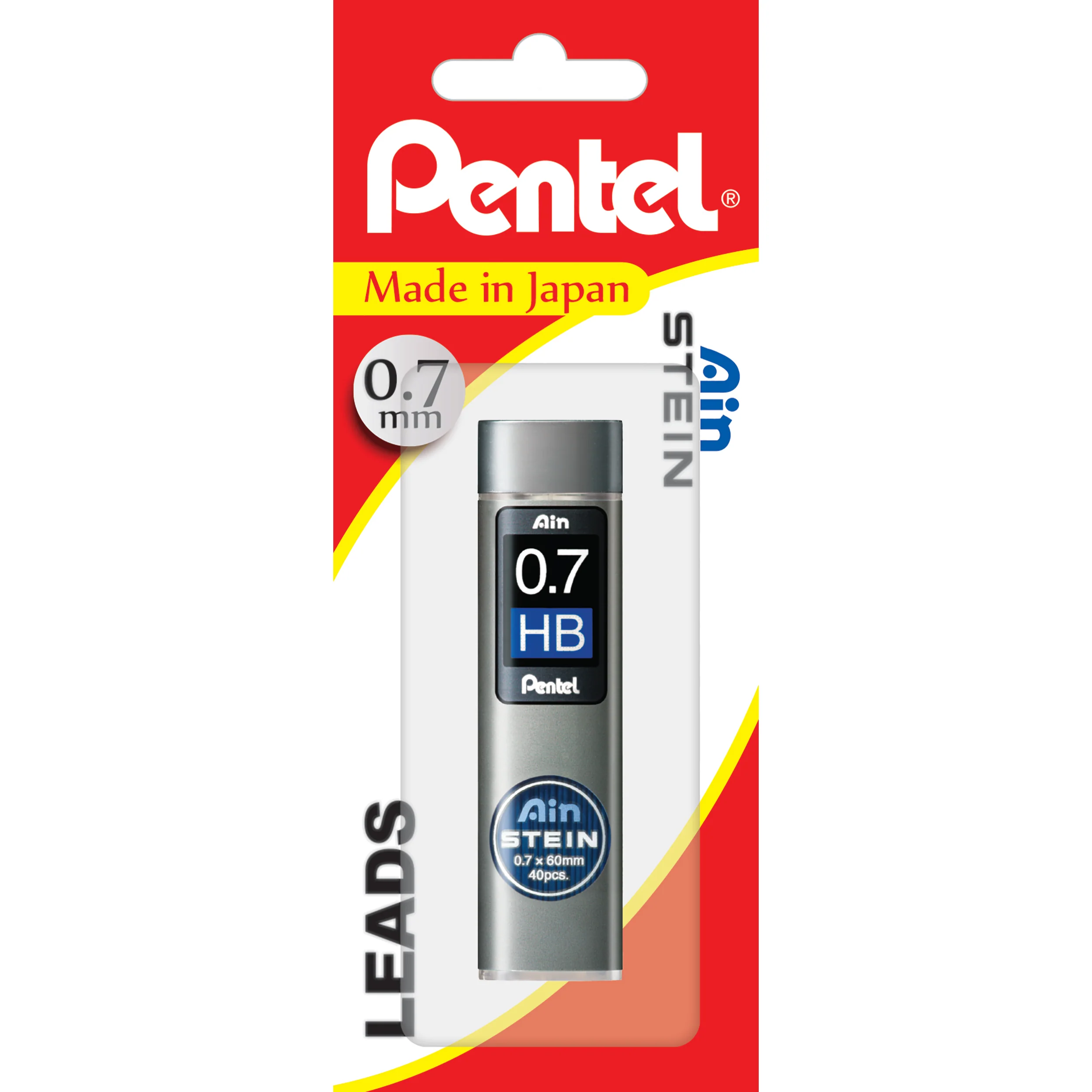 Pentel Ain Stein Leads 0.7mm Tube/40 Leads - Nail Gallerys