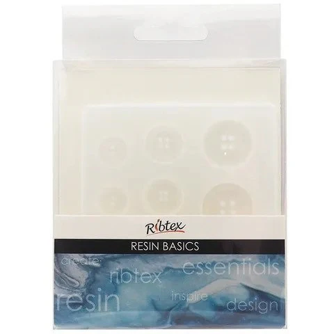 Ribtex Resin Silicon Mould Buttons - Nail Gallerys