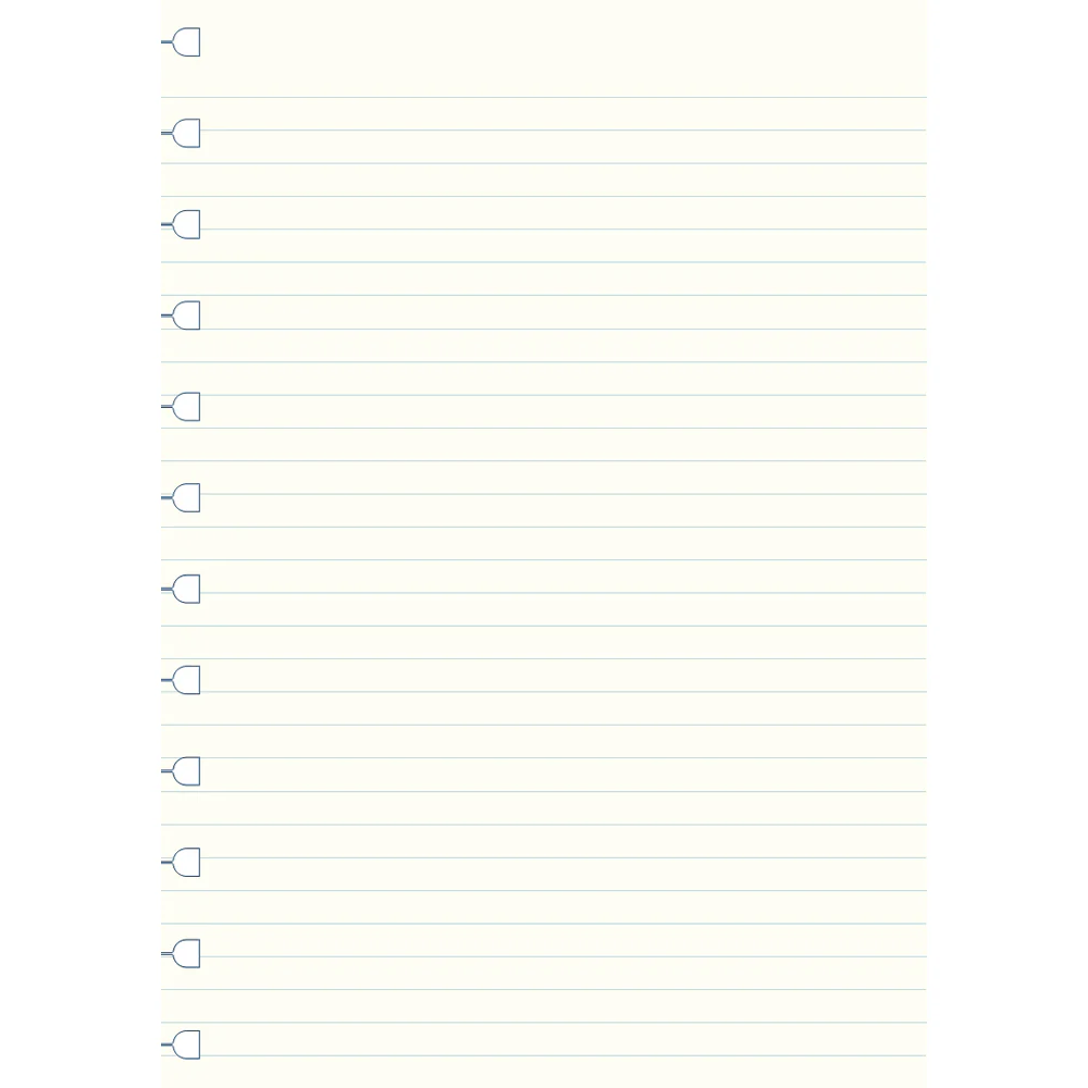 Filofax A4 White Notebook Refills - Nail Gallerys