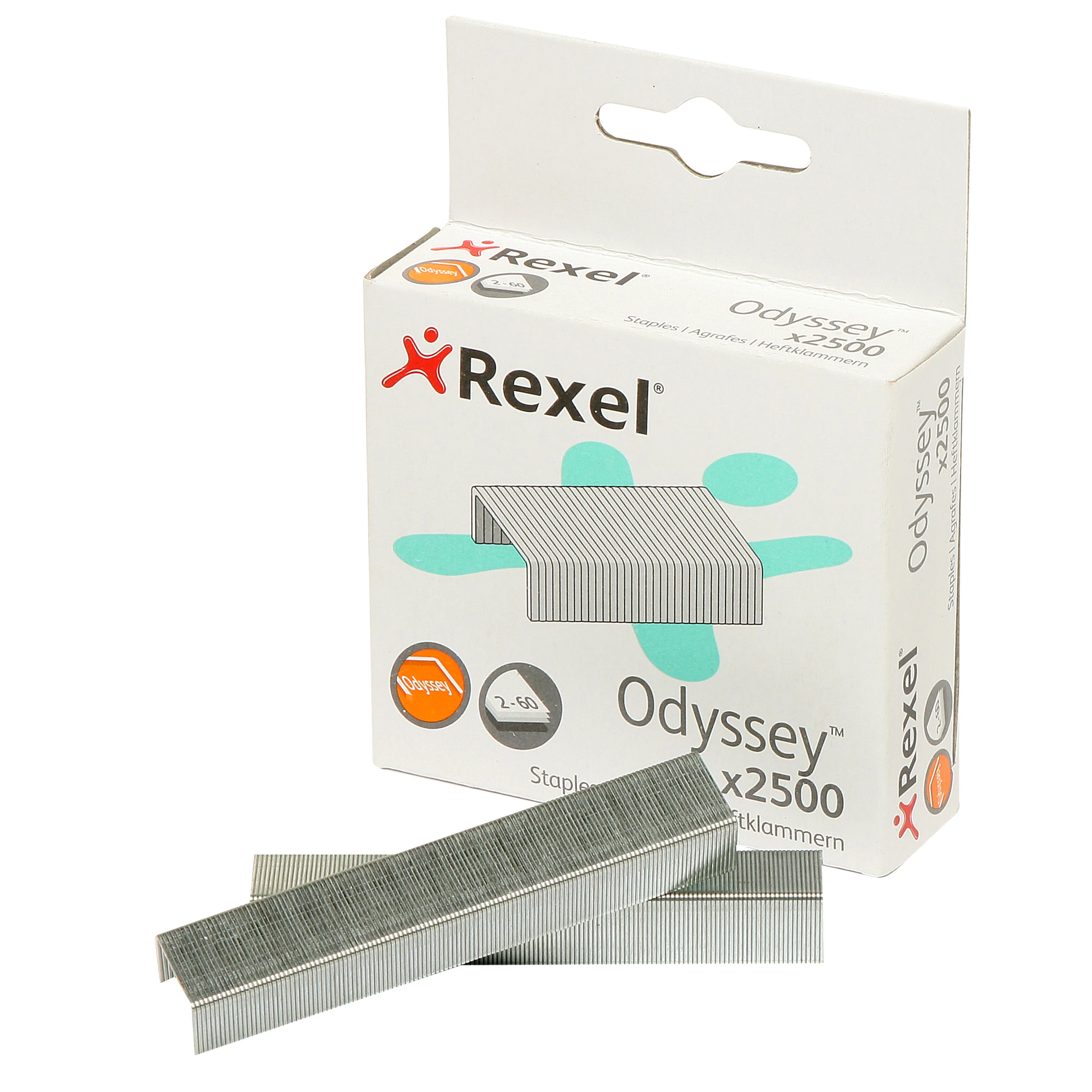 Rexel  Staples Heavy Duty Odyssey Box Of 2500 - Nail Gallerys