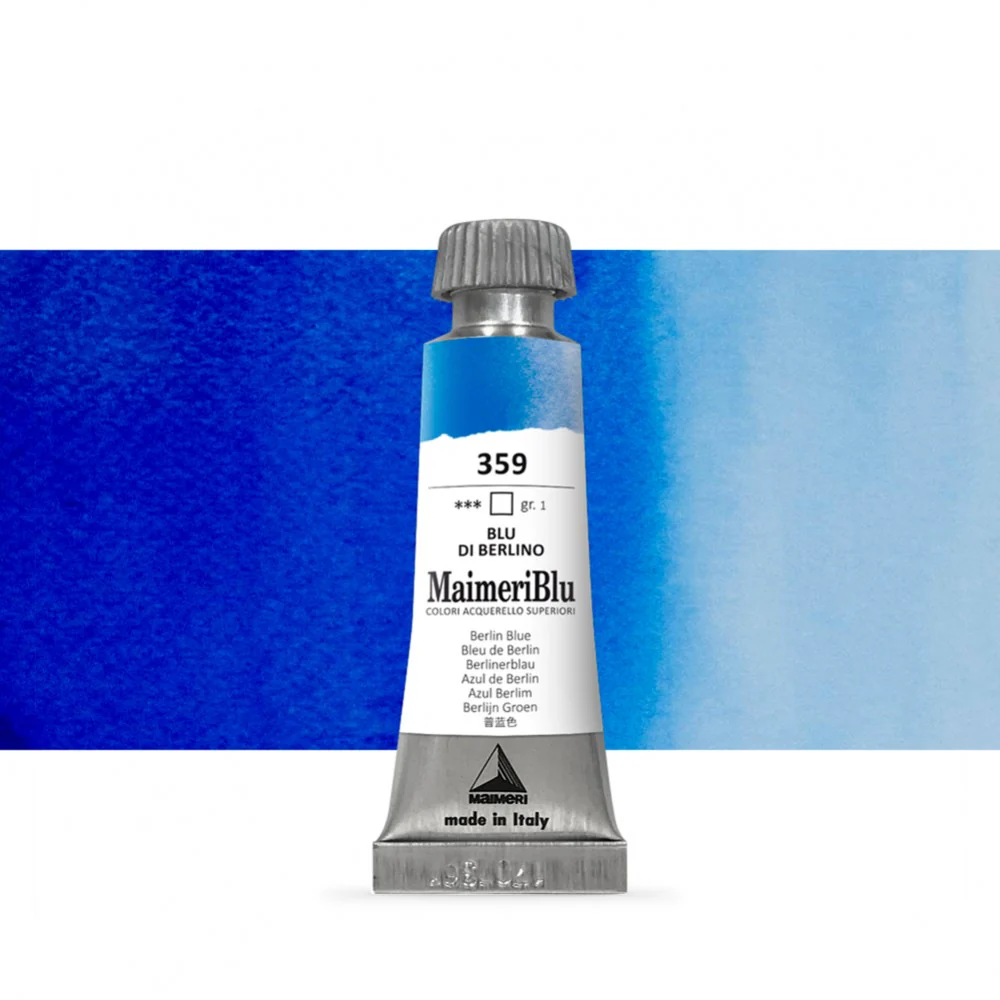 Maimeri Blu Watercolour Paints 12ml - Nail Gallerys