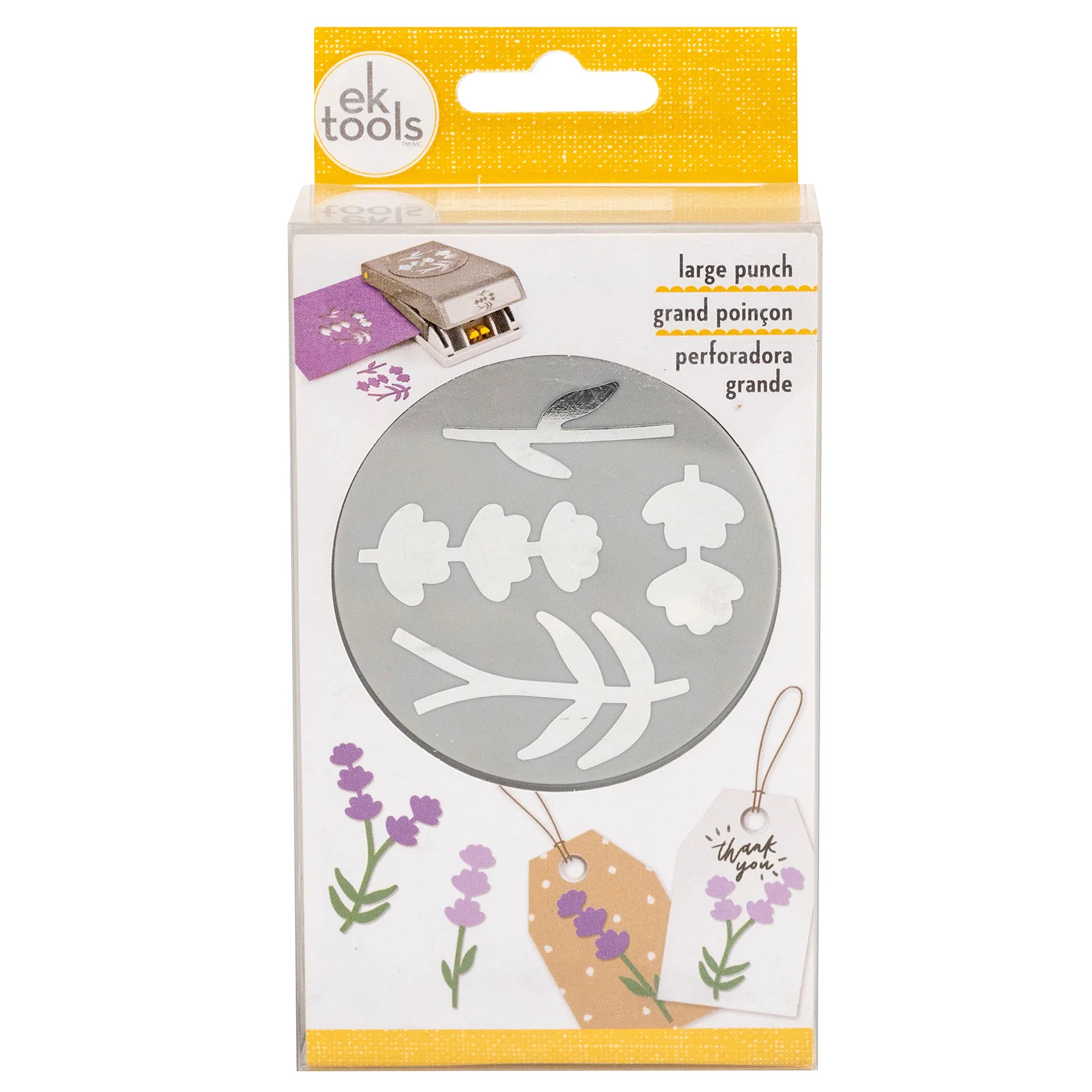EK Tools Large Lavender Punch - Nail Gallerys