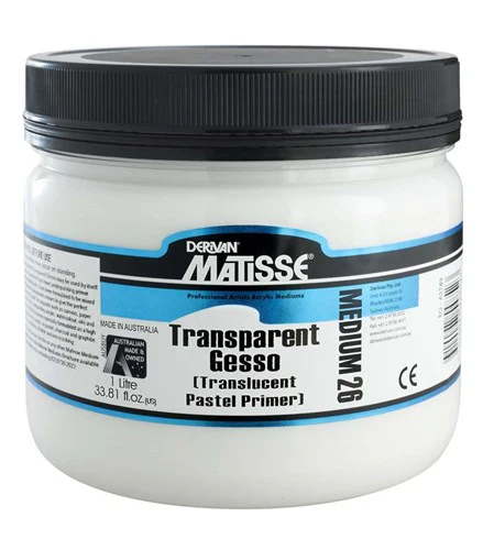 Derivan Matisse 1 Litre Transparent Gesso - Nail Gallerys