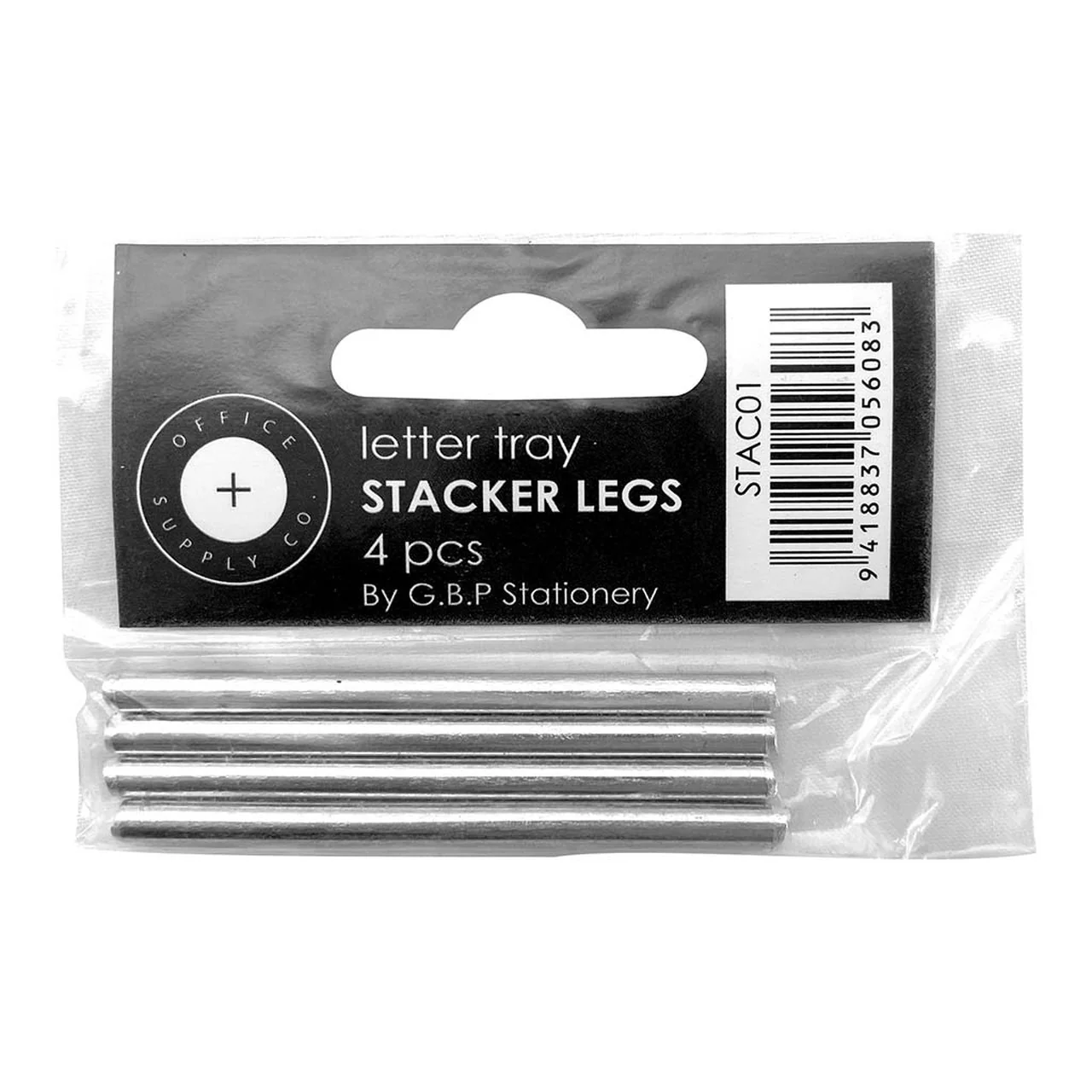 OSC Letter Tray Stackers Metal - Pack Of 4 - Nail Gallerys