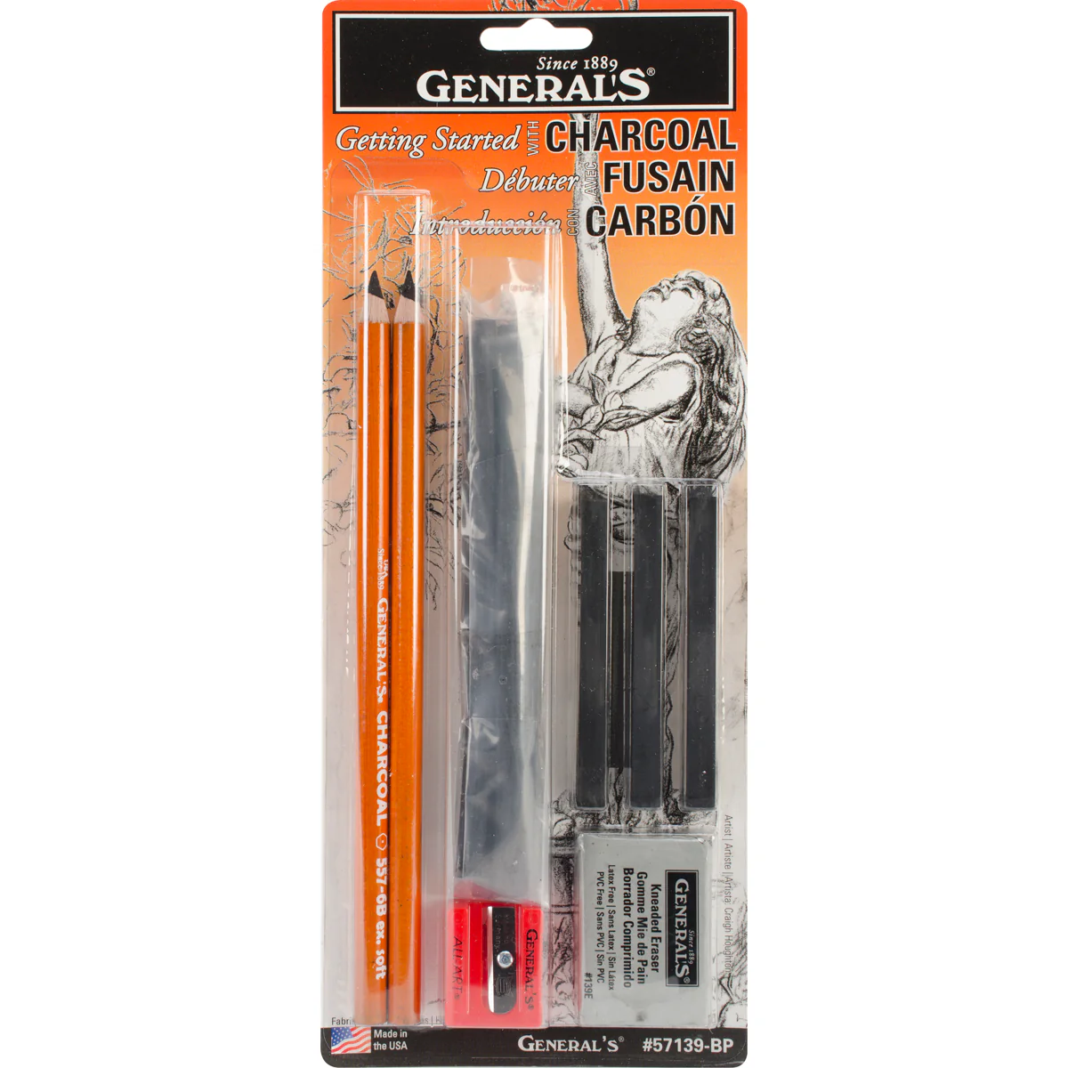 General's Getting Started With Charcoal Set of 11 - Nail Gallerys