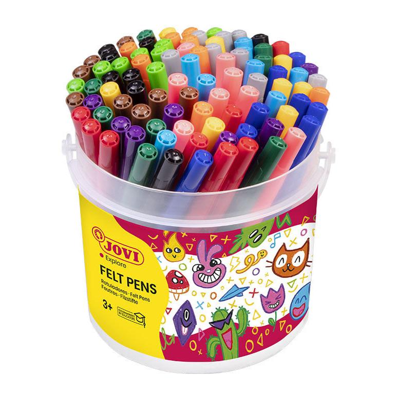 Jovi Washable Felt Tip Pens Jar Of 96 - Nail Gallerys