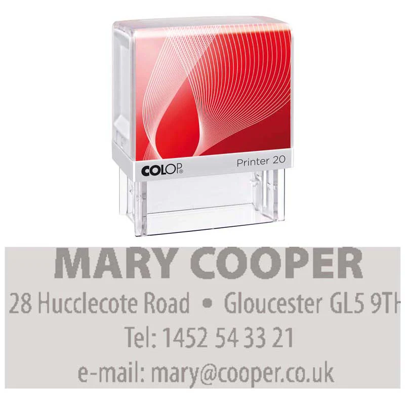 Colop Stamp Printer Black G7 Handle - Nail Gallerys