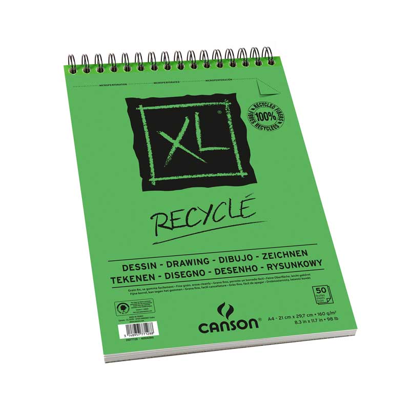 Canson XL Recycled 160gsm 50 Sheet Sketch Pads - Nail Gallerys