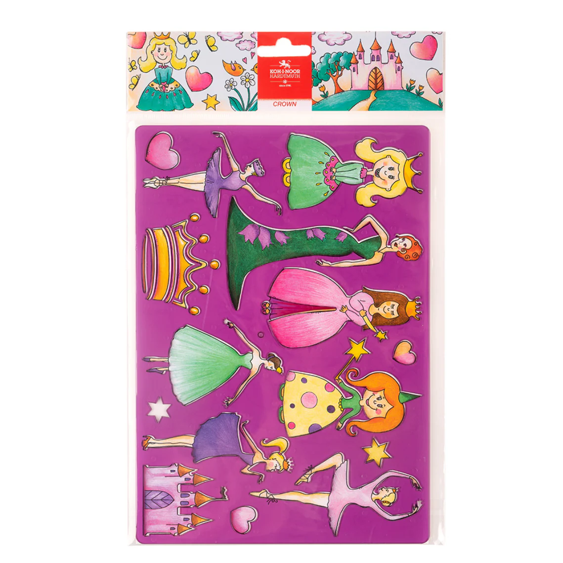 Koh-I-Noor Drawing Template Crown - Nail Gallerys