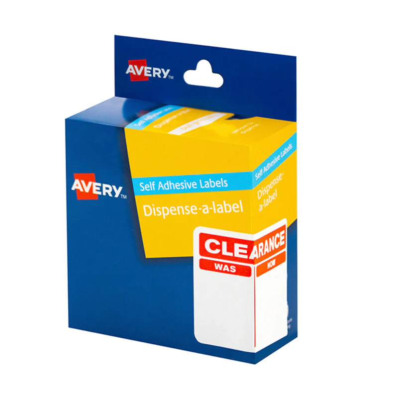 Avery Label Dispenser Clearance Was/now 60x40mm 100 Pack - Nail Gallerys